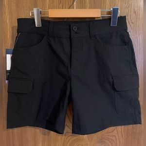 BLACK CARGO TRAIL SHORTS- BRAND NEW
